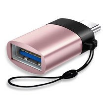 유형 C에서 USB 3.0 OTG 케이블 어댑터 컨버터 U 디스크 용 Samsung Galaxy Huawei Xiaomi MacBook 장치 액세서리., 로즈 골드