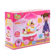 콩순이 아이스크림 카트 1P 어린이 가게 놀이 장난감, 상세페이지 참조