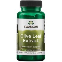 스완슨 올리브 잎 추출물 750mg 캡슐, 60개입, 1개, 60정