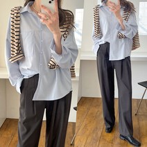 하늘바라기 여성용 프라임 가오리 블라우스