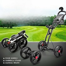 경량골프백 접이식 수레 이송기 골프 캐디백 트롤리, 상세 페이지 참고