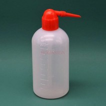 500ml 빨간 머리 플라스틱 짜기 병 불어 병 불어 병 팔꿈치 세척 병 린스 병 화학 실험 소모품