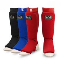 라자 격투기 다리보호대 킥복싱 가라대 무에타이 가드, 블랙 M
