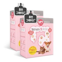 멍스냥스 핑크 반려동물 유산균 포스트바이오틱스 60일분(30개입 x 2ea), 멍스냥스 핑크 60일분(보장균수 40억 이상)