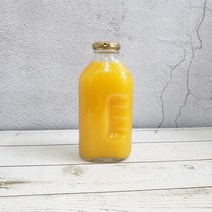 에이드병 델몬트병 500ml-마개색상 5가지 선택가능 델몬트유리병 레트로유리병, 500ml, 38파이 검정