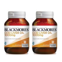 (뉴질랜드직배) 1+1 블랙모어스 코드리버오일 대구간유 1000mg 80캡슐 Blackmores Cod Liver Oil 1000mg 80 Capsules