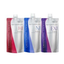 시세이도 스트레이트 크리스탈라이징 매직약 H N EX 400g +2제 400g, H(약곱슬 건강모발), 에멀젼(액상) 산화제