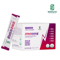 모마네 파워퍼플 (30포) 포도맛 수험생 남성 여성 피로회복제 물에타먹는 멀티 비타민 에너지 드링크 아실리 퍼플부스트, 1개, 210g