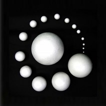 1000 백구 스티로폼 볼 공 만들기 재료 100mm, 50개