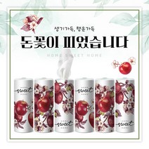 슬림티슈 6P 돈꽃이피었습니다 / 집들이선물 개업선물 선물세트 풍수인테리어 인테리어티슈 휴대용티슈