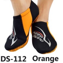 스킨 스쿠버 다이빙 장갑 스노클링 서핑 글러브 KEEP DIVING-3MM 네오프렌 다채로운 다이빙 양말 Draughty, 07 Orange_01 XS
