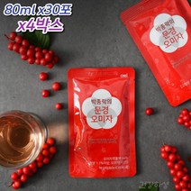 명성 자자한 문경 오미자 에이드 원액 엑기스 진액 오미자즙 고객 회사원 선물 30포 x4박스