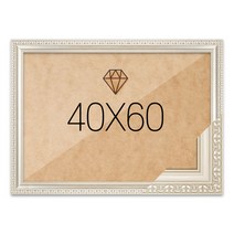 보석십자수액자 40x60 고급형 댄디실버, 단품