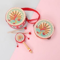 오션드럼 오르프 타악기 탬버린 악기 손 드럼 모래 망치 딸랑이 사운드 보드 음악 교재 완구, 10/MFS 공작새 3종세트 (보관봉투 발송)