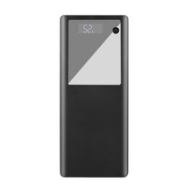 6x26650 DIY 보조베터리 쉘 용접 없음 빠른 충전 외부 커버 케이스 셸 키트 액세스, 02 Black