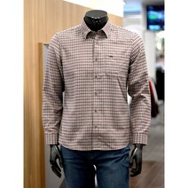 PAT 골프 NC야탑점 (50~80%할인특가) 겨울 체크 배색 포켓 카라 셔츠 1I71504 남자 캐주얼 가을 겨울 모임 여행 외출 이월상품 신상품