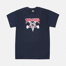 트레셔 TWO-TONE SKATEGOAT 반팔티 네이비