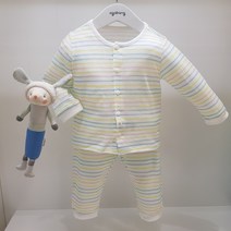 아가방 23 봄여름 베이비페어! 땀이 많은 태열 베이비들 아주 얇은 긴소매 실내복 상하세트 필요해! 바람슝슝 시원 쟈가드 무형광 상하복! 컬러 이쁨깔끔 놀이복! 신생아 외출복