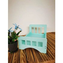 촬영 소품 제품 포토 스튜디오 악세사리 빈티지 감성 조화 가구 침대 38x27x20cm 신생아 그래피 레트로 장식 유아 액세서리 오래된 만들기, [01] Light Emerald Green