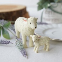 유치원 아이방 소품 엄마양 아기양 모형 감성인테리어