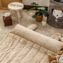 아망떼 소프트레빗 플란넬 극세사 낮잠패드80x150, 핑크