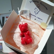 KC인증 캔들 젤리곰 곰돌이 7color 하리보 향초 초 베어 방향제, 블루