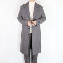 바쏘옴므 2021 F/W 프리미엄 글렌체크 세미오버핏 트렌치 코트 V3CC05 BR