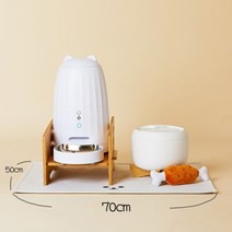 페키움 정수기 급식기 전용 방수 밀림방지 매트 강아지용품 고양이용품 매트 물튀김 방지, 페키움 아쿠아 블루 매트