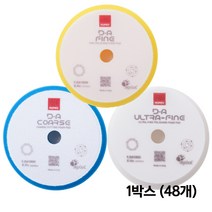 NEW 6인치 루페스 폼패드 듀얼액션용 48개 자동차광택기, 엘로우(중마무리)