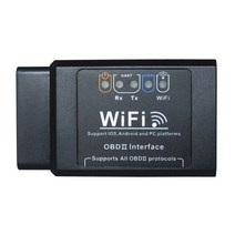 자동차 차량 진단기 elm-327 obd2 스캐너 elm327 v1.5 wifi obd 2 진단 스캐너 자동차 ios obdii elm 327 v 1.5 코드 판독기 진단 도구, 노란색