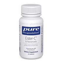 Pure Encapsulations 순수 캡슐 에센셜C 플라보노이드 혈관 비타민C 90캡슐, 30 Count (Pack of 1)