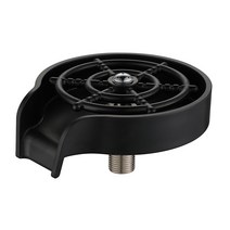 annalve 고압 가정용 스테인레스 스틸 자동 컵세척기, 노즐+물배출구(블랙 ABS)