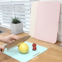 올리오 국산 위생 칼집 안나는 TPU 주방 도마세트 2종 소1개+중1개, 핑크S+민트M
