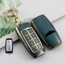tpu 자동차 키 케이스 커버 홀더 현대 제네시스 gv70 gv80 gv90 2020 2021 2022 키 보호 쉘 액세서리 468 버튼, 8 버튼 그레이