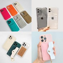 아이폰 카드2장 수납케이스 교통카드 변색없는 아이폰 아이폰 11 PRO :크래용-비비드오렌지