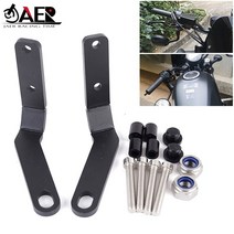 오토바이 핸들 honda rebel 500 300 cmx300 cmx500 2019 2020 2021 리어 뷰 사이드 미러 스포트라이트 브래킷