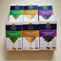 마누카헬스 마누카허니 로젠지 MGO400+ 3종, 레몬&진저, 4개, 65g