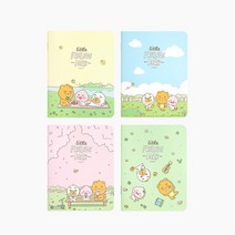 카카오프렌즈리틀프렌즈미니 중철노트, 옐로우