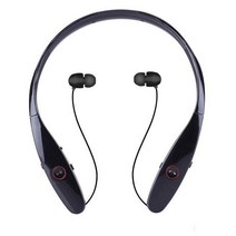 블루투스 HBS-900 헤드폰 이어폰 LG HBS900 스포츠 Hifi 스테레오 베이스 무선 헤드셋 방수, [05] 블랙, Black