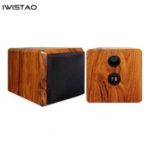 iwistao 풀 레인지 스피커 빈 캐비닛 4 인치 패시브 스피커 인클로저 나무 15mm 고밀도 mdf 보드 볼륨 4.8l diy, d117 접시머리