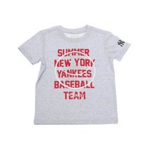 MLB 키즈 로고 스마일 반팔 티셔츠 71TSN9831-50M