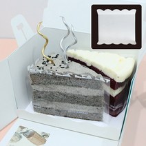 [소행섬] 조각케이크 박스 받침 150 (화이트), 1000개입