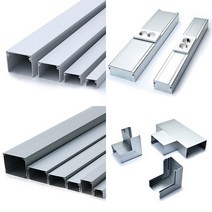 대한 알루미늄 벽면 덕트 닥트 엘보 PVC 랜 전선 배선 케이블 보호관 정리, 05.대한_알미늄 덕트 엘보, 6호 수평T, 1개