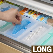 비닐 봉투 정리함 지퍼백 정리 케이스 대 중 소, Long, 2개