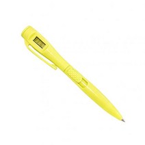 참신한 볼펜 디지털 시계 전자 펜 1 개 시험 서명 쓰기 학교 문구 용품, 02 YELLOW