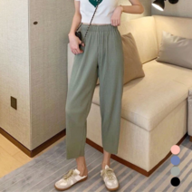 보드미 여자통바지 쉬폰 와이드핏 8부팬츠 URD 073