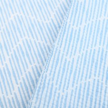 시어서커 여름원단 1yard 기준 헤링본 시리즈, 블루