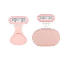 휴대용 여성면도기 안전 쉘 수동 면도 갈기 다리 털 프라이빗 바디2/3개 5겹 면도날 여성용, 01