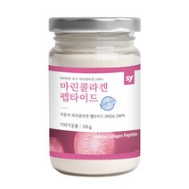 마린콜라겐 저분자 피쉬콜라겐 펩타이드 어린콜라겐 생선 껍질 비늘 300달톤 수용성 어류콜라겐 초저분자 콜라겐 분말 가루 피부 이너뷰티, 마린콜라겐 100g ×1병, 1개