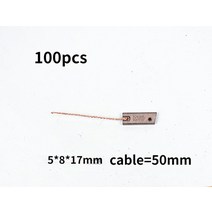 충전식 전동자동차 발전기 카본 브러쉬 레귤레이터 도구 부품 100 개 미쓰비시 Lsuzu 닛산 높은 구리 5x8x, 02 5x8x17mm 100pcs